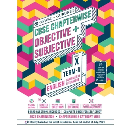 English Chapterwise Objective + Subjective for CBSE Class 10 Term 2 Exam