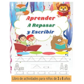Aprender A Repasar y Escribir: Libro de Trazos para Niños Preescolar