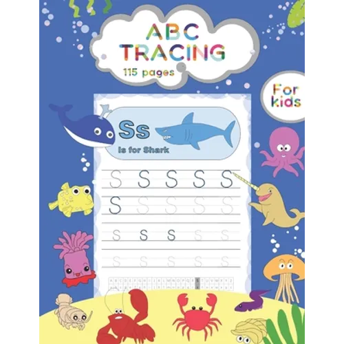 ABC TRACING For kids: Sea Animals Tracing and Coloring book