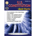 U.S. Constitution Quick Starts Workbook, Grades 4 - 12