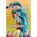 coloring book for kids unique animals: 9*6 inch 100 page 50 drawing