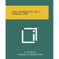 Early Georgia V1, No. 1, Summer, 1950