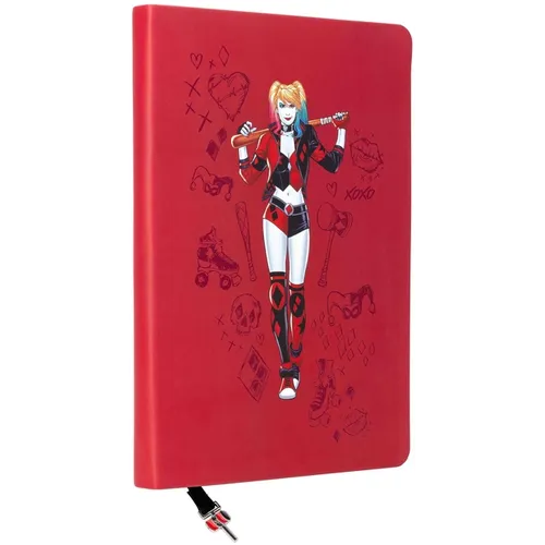 DC: Harley Quinn Journal with Ribbon Charm