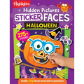 Hidden Pictures Sticker Faces: Halloween: Halloween Crafts Activity Book with Pumpkin Faces and Over 200 Silly Make-A-Face Stickers, Halloween Gift fo