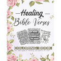 Healing Bible Verses Coloring Book: 35+ Anti-stress Therapeutic Coloring Pages About Strength, Faith and Healing Scriptures For Women