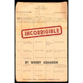 Incorrigible: A Coming-of-Age Memoir of Loss, Addiction & Incarceration