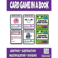 Card Game in a Book - Monster Zoo Math
