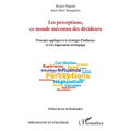Les perceptions, ce monde méconnu des décideurs: Principes appliqués à la stratégie d'influence et à la négociation stratégique