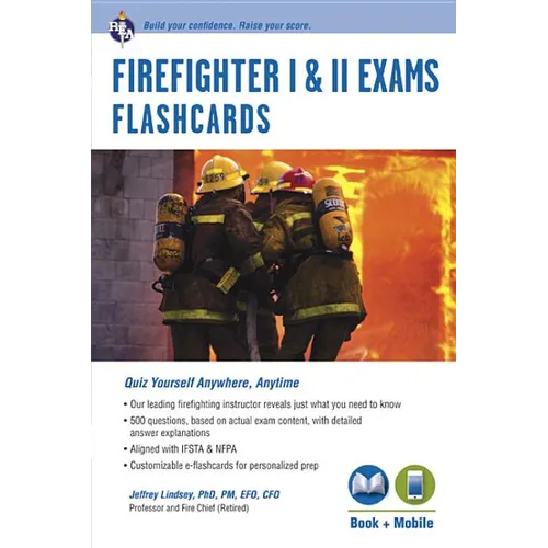 Firefighter I & II Exams Flashcard Book (Book + Online)