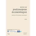 Revue de Philosophie Economique / Review of Economic Philosophy: Volume 18, Numero 2