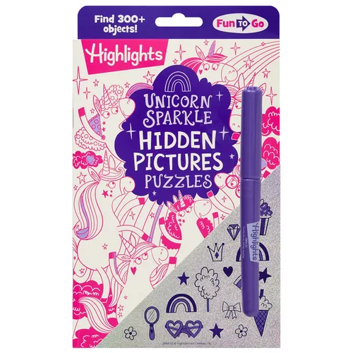 Unicorn Sparkle Hidden Pictures Puzzles: Find Over 300 Hidden Objects in This Unicorn-Themed Seek and Find Book for Kids 6 and Up