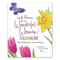 God's Promises for a Wonderful Woman Coloring Art