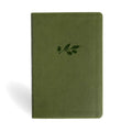 NASB Giant Print Reference Bible, Olive Leathertouch