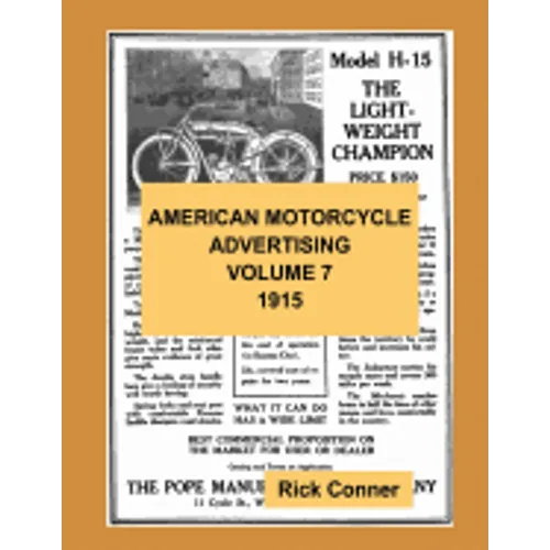 American Motorcycle Advertising Volume 7: 1915