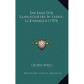 Die Lage Der Kanalschiffer In Elsass-Lothringen (1905)
