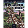 Creative Haven Deluxe Edition Animal Woodcut Designs Coloring Book