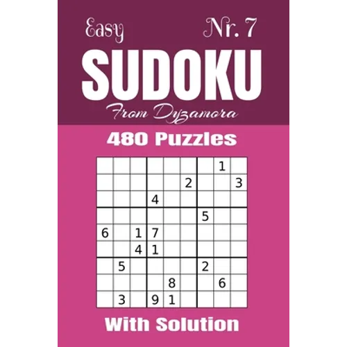 Easy Sudoku Nr.7: 480 puzzles with solution - Paperback
