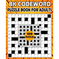 BK Codeword puzzle book for adults: Large print codebreaker puzzle book for adults & seniors - 100 Puzzle from (BK Bouchama)