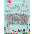 Flowers: Adult Coloring Book with beautiful realistic flowers, bouquets, floral designs, roses, leaves, butterfly, sunflowers, spring, and summer