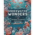 Reverse Coloring Book: Unleash Creativity & Relaxation, Dive into Ocean Scenes, Outline the Colors, Draw the Lines