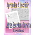 Aprender A Escribir Letras Escritura Cursiva Para Niños: Ejercicios Para Escribir El Alfabeto libro de trabajo preescolar Español, Grado 1.2.3 nivel 1