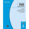 Tabe Skill Workbooks Level A: Numbers, Number Operations, Computation in Context, and Estimation - 10 Pack