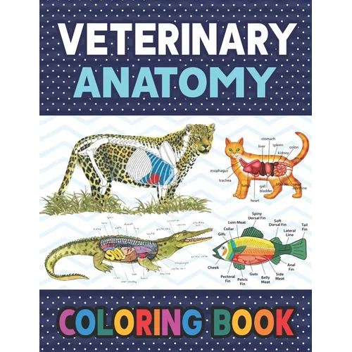 Veterinary Anatomy Coloring Book: Fun and Easy Veterinary Anatomy Coloring Book for Kids. The New Surprising Magnificent Learning Structure For Veteri