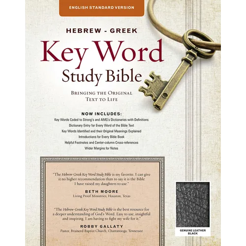 Hebrew-Greek Key Word Study Bible-ESV: Key Insights Into God's Word