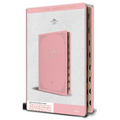 Biblia Rvr 1960 Letra Grande Tamaño Manual, Piel Rosada Con Ã-Ndice / Spanish Bible Rvr 1960 Handy Size Large Print Leathersoft Pink with Index