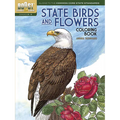 State Birds and Flowers Coloring Book