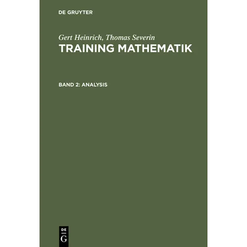 Training Mathematik, Band 2, Analysis