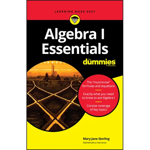 Algebra I Essentials for Dummies