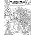 World City Maps Coloring Book for Adult