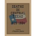 Deaths in Central Texas, 1925-1934