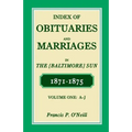 Index of Obituaries and Marriages of the (Baltimore) Sun, 1871-1875, A-J