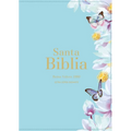 Biblia Rvr 1960 Letra Súper Gigante Símil Piel Azul Claro (Bible Rvr 1960 Super Giant Print Leatherlike Light Blue Butterfly (Spanish Edition)