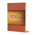 La Biblia Católica: Tapa Blanda, Tamaño Grande, Letra Grande. Rústica, Roja / Catholic Bible