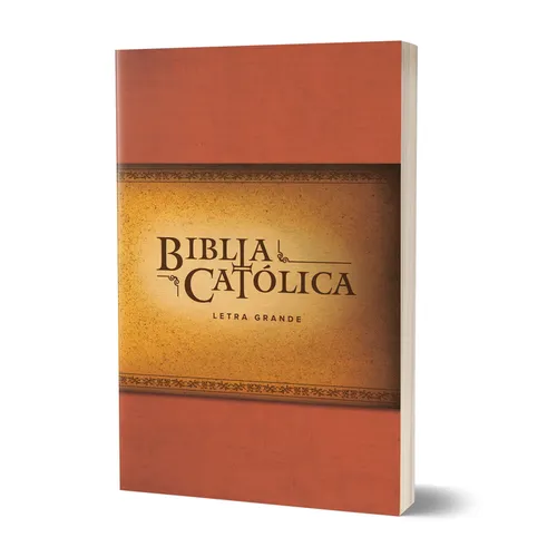 La Biblia Católica: Tapa Blanda, Tamaño Grande, Letra Grande. Rústica, Roja / Catholic Bible
