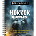 Brain Games - Horror Puzzles: 150+ Puzzles Inspired by Spooky Films and Dark Haunts