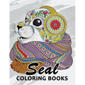 Seal Coloring Book: Unique Animal Coloring Book Easy, Fun, Beautiful Coloring Pages for Adults and Grown-up
