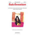 Etudes Germaniques - N3/2017: La Litterature Interculturelle de Langue Allemande Emine Sevgi Ozdamar