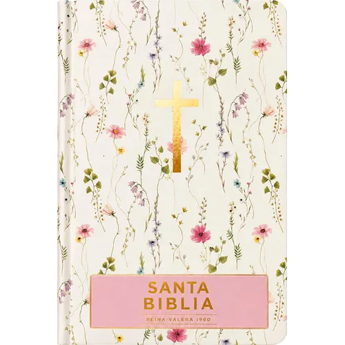 Santa Biblia Reina-Valera 1960 - Visual Con Mapas Mentales (Tapa Dura, Floral, Letra Roja)