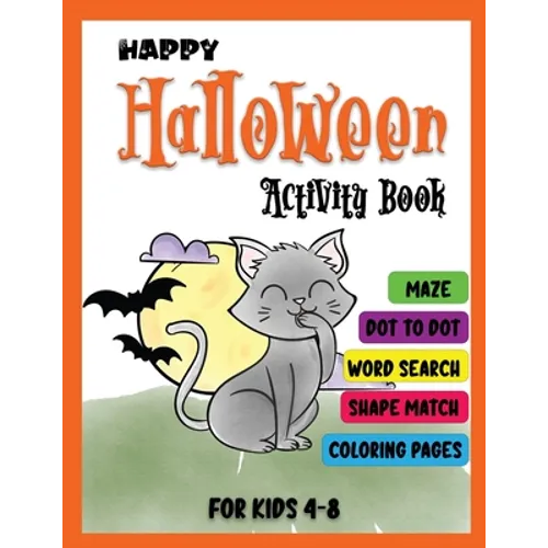 Happy Halloween Activity Book