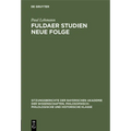 Fuldaer Studien Neue Folge