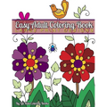 Easy Adult Coloring Book: Large Print Designs