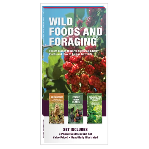 Wild Foods and Foraging: Pocket Guides to North American Edible Plants and How to Forage for Them