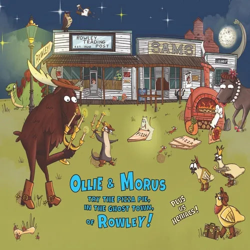 Ollie & Morus Try the Pizza Pie in the GhostTown, of Rowley!: Plus us Heniacs!