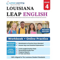 LEAP Test Prep: Grade 4 English Language Arts Literacy (ELA) Practice Workbook and Full-length Online Assessments: LEAP Study Guide