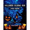 Halloween Coloring Books for Teens: Unique illustrations, Pumpkin, Ghost, Witches, Haunted Houses and More (8.5" x 11"), 100 Pages, (Teens & Adult Col