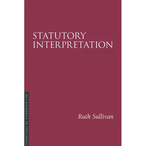Statutory Interpretation 3/E
